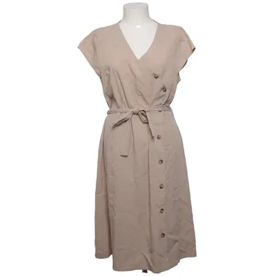 Shirt dress (Beige) from Blue Vanilla Cotton, Polyester