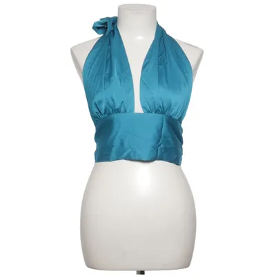 Halterneck top (Blå) fra Gina Tricot Polyester