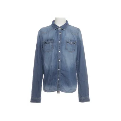 Denim blouse (Blauw) van &Denim by H&M Katoen