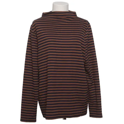Turtleneck (Blå, Brun) fra Gina Laura Elastan, Polyester, Viscose