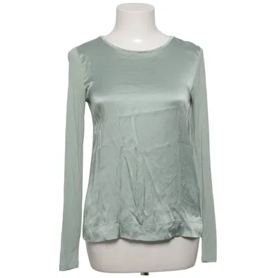 Blouse (Green) from Hallhuber Elastane, Silk, Viscose