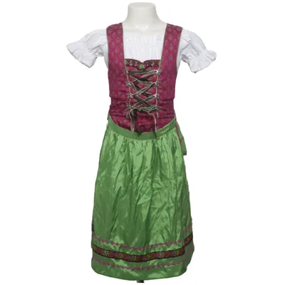Dirndl (Groen, Lila, Wit) van Isar-Trachten Katoen, Nylon, Polyester