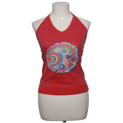 Haut dos-nu (Rouge, Multicolore) de Desigual Coton, Viscose