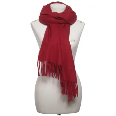 Scarf (Red) from Sky Cashmere Cashmere, Viscose, Wool