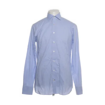 Shirt (Blauw) van Olymp Katoen