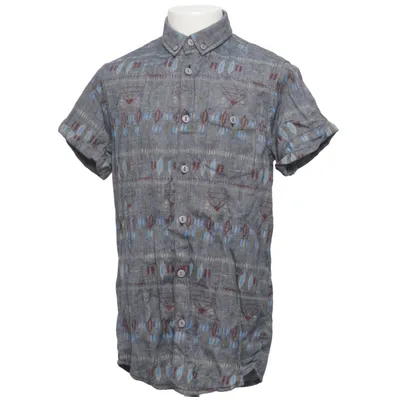 Chemise à manches courtes (Gris, Bleu, Rouge) de George Coton, Polyester