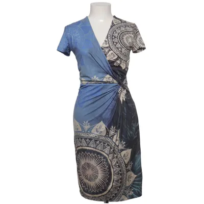 Jurk (Blauw, Meerkleurig) van Desigual Elastaan, Polyester