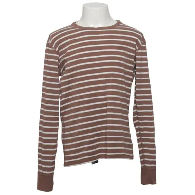 Lange mouwen shirt (Bruin, Wit) van Polarn O. Pyret Organisch katoen