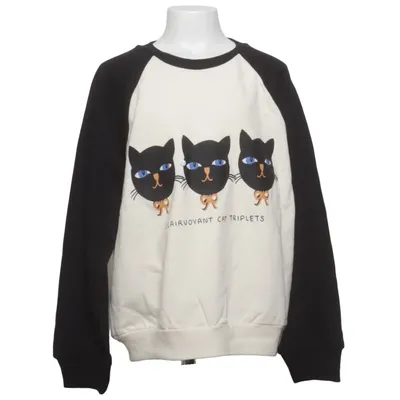 Collegetröja (Vit, Svart) från Mini Rodini Bomull