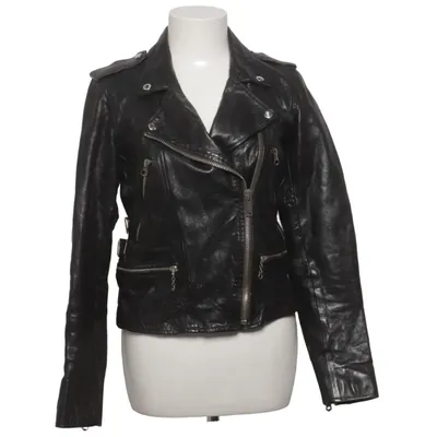Bikerjacka (Svart) från Golden Goose Deluxe Brand Skinn
