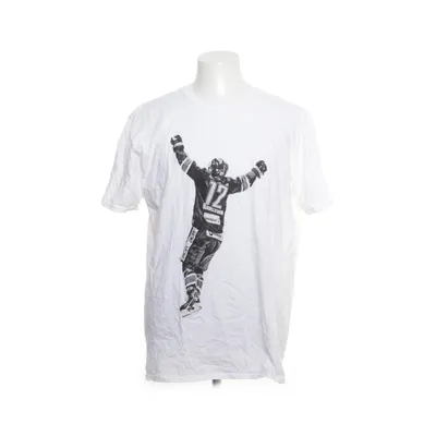 T-shirt (Wit, Zwart) van Gildan Softstyle Katoen