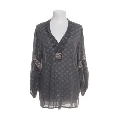 Top (Gray, Multicolored) from Agencies Turquoise Cotton