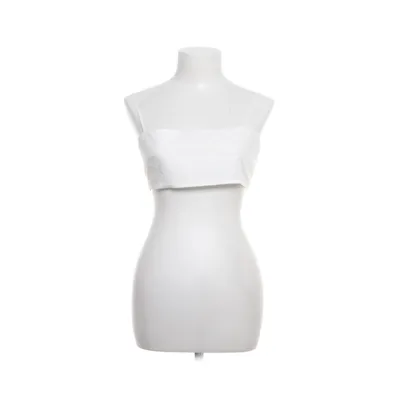 Crop top (Wit) van Pull & Bear Katoen