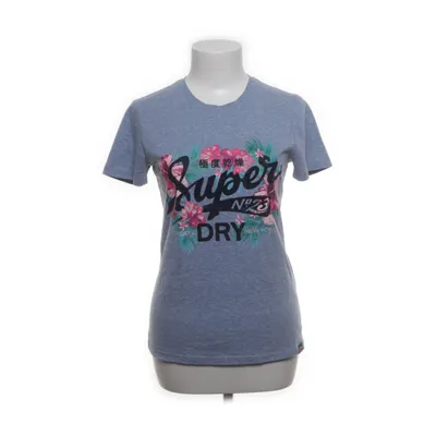 T-shirt (Blå, Flerfärgad) från Superdry Vintage Bomull, Polyester, Viskos