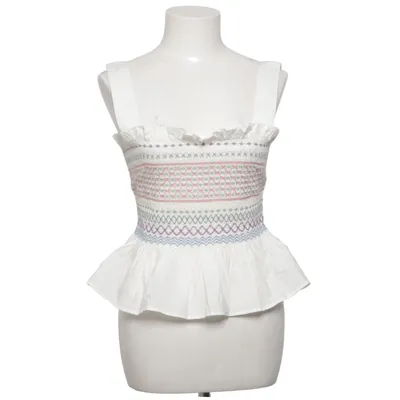 Haut (Blanc, Multicolore) de Sézane Coton biologique, Polyester