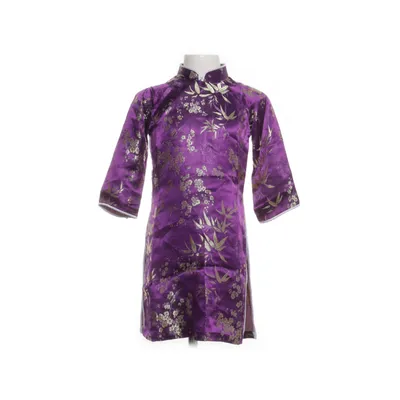 Cheongsam (Lila, Flerfärgad)