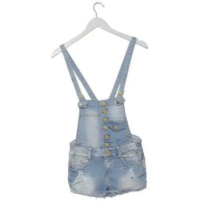 Korte tuinbroek (Blauw) van Simply Chic Katoen, Elastaan