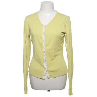Strickjacke (Gelb) von Naja Lauf Baumwolle, Seide