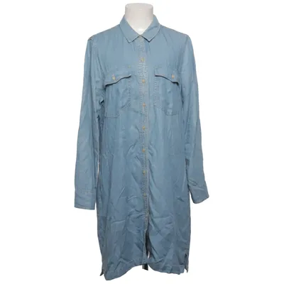 Shirt dress (Blue) from Mango Denim & Tees Lyocell