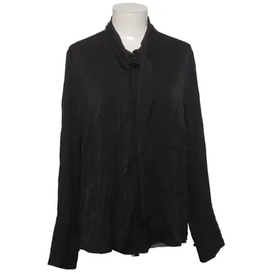 Blouse lavallière (Noir) de Ahlvar Gallery Élasthane, Soie