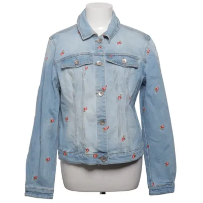 Jeansjacka (Blå, Röd, Flerfärgad) från Cream Bomull, Elastan, Polyester