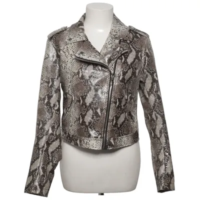 Bikerjack (Grijs, Beige) van Pink Woman Polyester, Polyurethaan