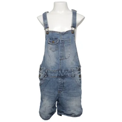 Dungaree shorts (Blue) from LDB Industries Cotton, Elastane, Polyester