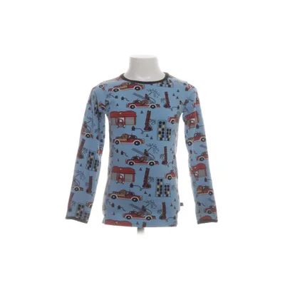 Langærmet t-shirt (Blå, Flerfarvet) fra Småfolk Økologisk bomuld, Elastan