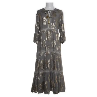 Klänning (Grå, Guldfärgad) från Gemini Viskos