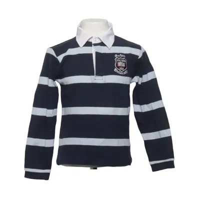 Rugbytröja (Blå, Vit) från Oxford Bomull