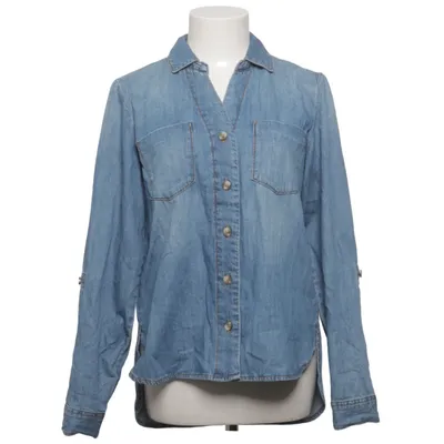 Jeansskjorte (Only) fra ONLY Blue Denim Bomuld