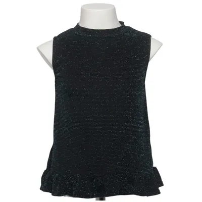 Top (Sort, Turkis) fra Candy Couture Elastan, Metallfiber, Polyamid, Polyester