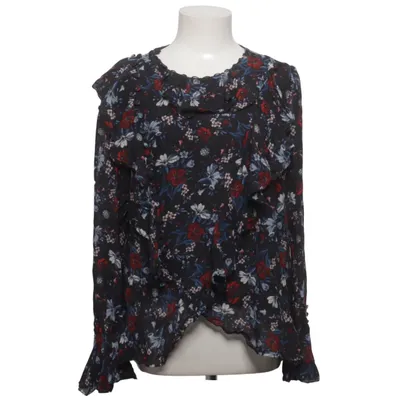 Blouse (Black, Multicolored) from Erdem x H&M Polyester, Silk