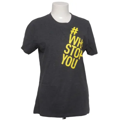 T-shirt (Gray, Yellow) from Salvage Recycled cotton, Recycled polyester