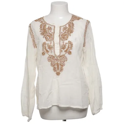 Blouse (Beige) van Maison Hotel Katoen