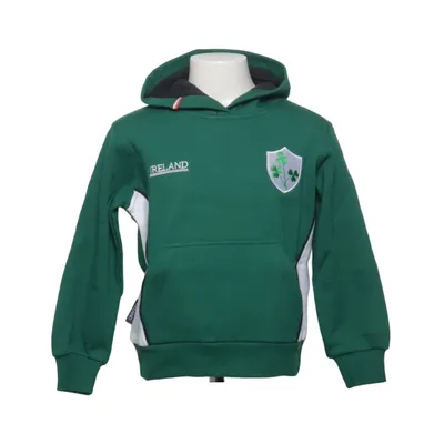Huvtröja (Grön, Vit) från Ireland Bomull, Polyester