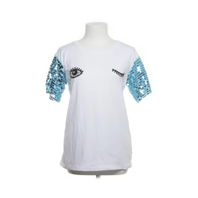 Top (White, Multicolored) from Timiami Cotton, Elastane, Polyester