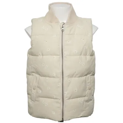 Outdoor Weste (Beige, Weiß) von Jamie Kay Nylon, Recycelte Baumwolle, Recyceltes Polyester