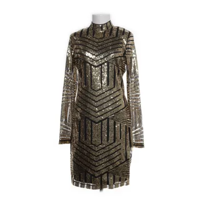 Cocktailklänning (Guldfärgad, Svart) från Boohoo Polyester, Elastan