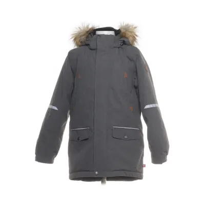 Winterjas (Grijs) van Polarn O. Pyret Acryl, Polyamide, Polyester
