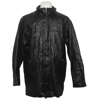 Läderjacka (Svart) från Diplom by Ellos Skinn, Polyester