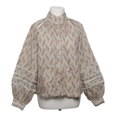 Blouse (Beige, Brown, Multicolored) from Dea Kudibal Cotton