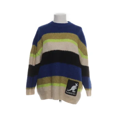Pull-over (Bleu, Multicolore) de Kangol x H&M Acrylique, Élasthane, Polyester, Laine