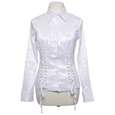 Chemise (Blanc) de Fashion Collection Coton, Élasthane, Polyester