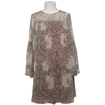 Kjole (Grøn, Rød, Flerfarvet) fra Morris & Co x H&M Polyester