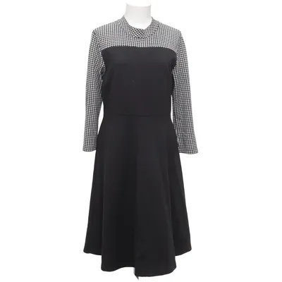 Dress (Black, White) from Jumperfabriken Cotton, Elastane, Modal, Polyamide