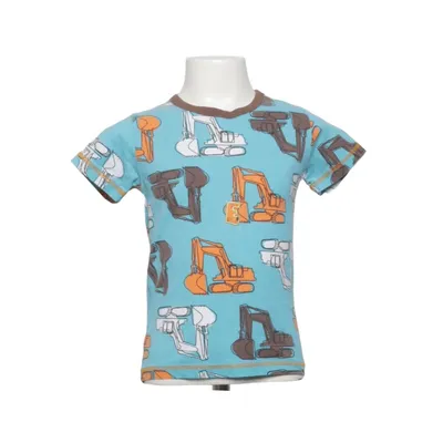 T-shirt (Blauw, Bruin, Oranje) van Me&i Katoen