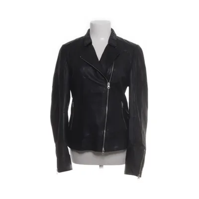 Biker jacket (Black) from Montgomery Leather, Cotton