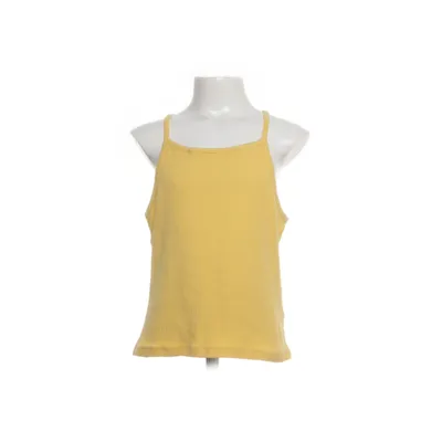 Tanktop (Geel) van H&M Basic Katoen, Elastaan