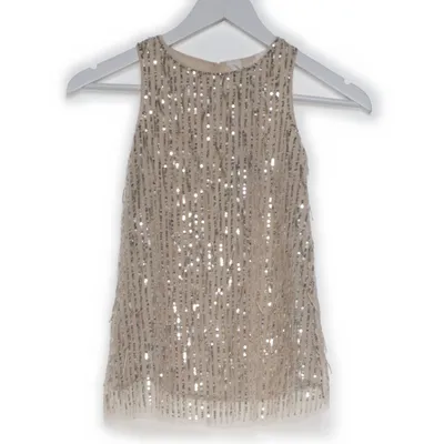 Cocktail dress (Beige, Silver) from H&M Polyester